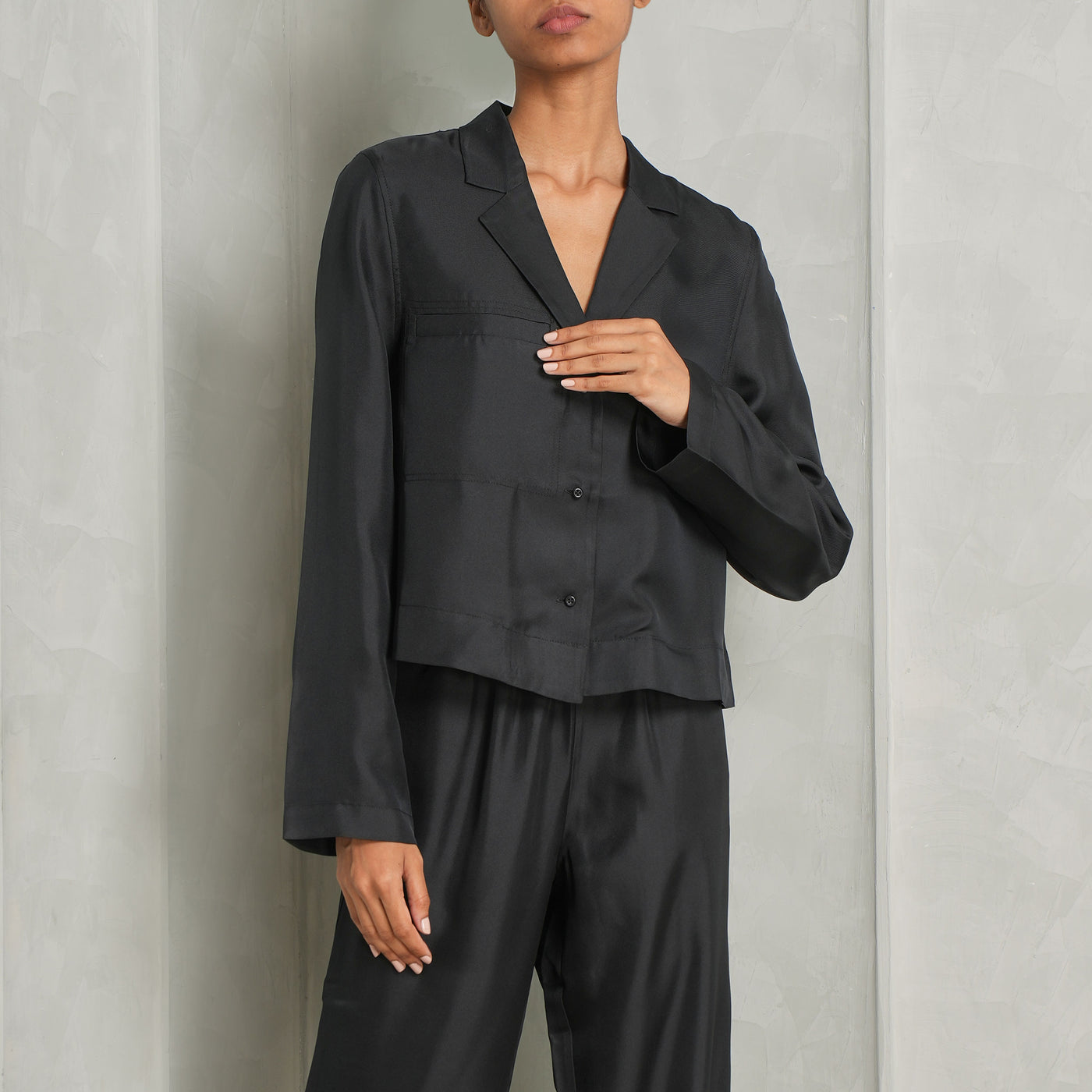 LOULOU STUDIO Almona Shirt in black