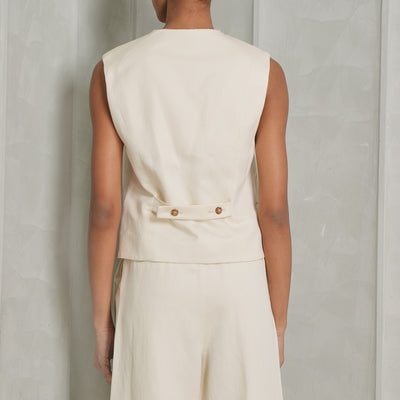 Iba Tailored Vest by Loulou Studio