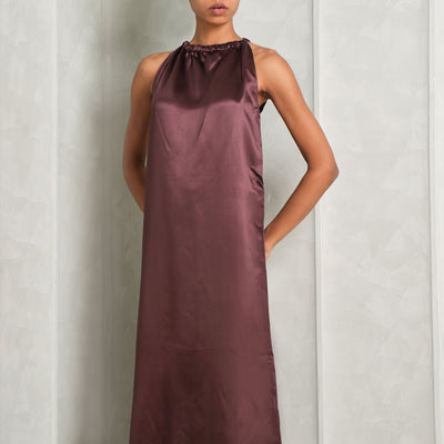 Brown Maxi Dress by LOULOU STUDIO