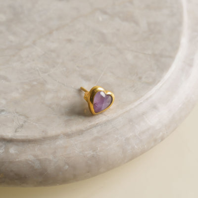 Lovers Heart Studs