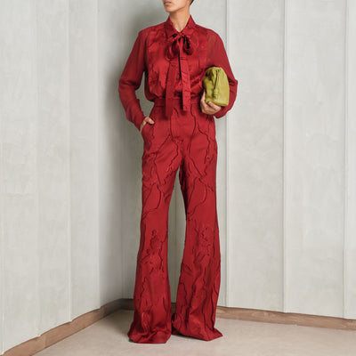 Jacquard & Silk Shirt