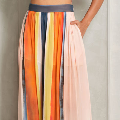 colorful chiffon pants elie saab 