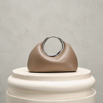 beige handbag from jacquemus