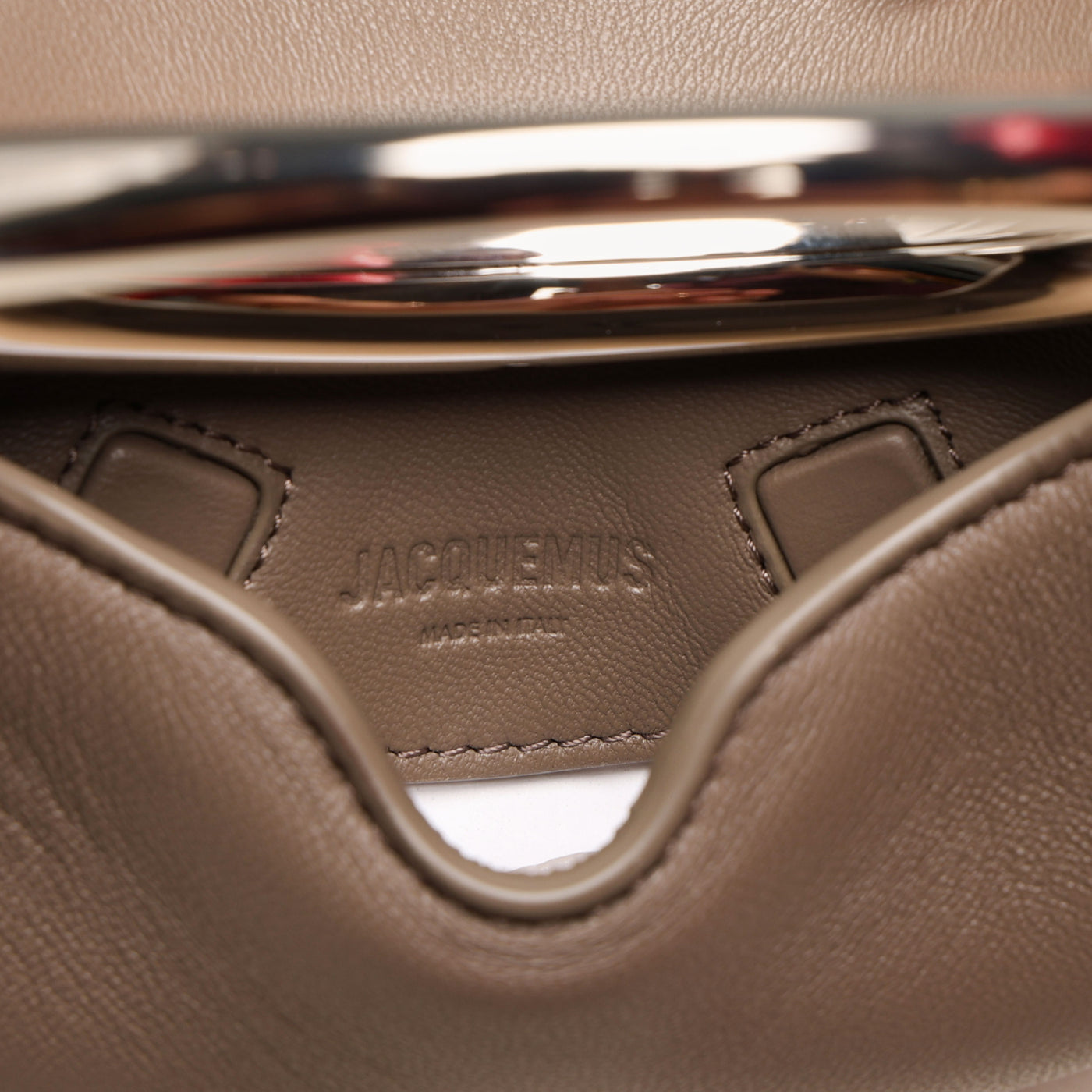 beige bag from jacquemus at le mill