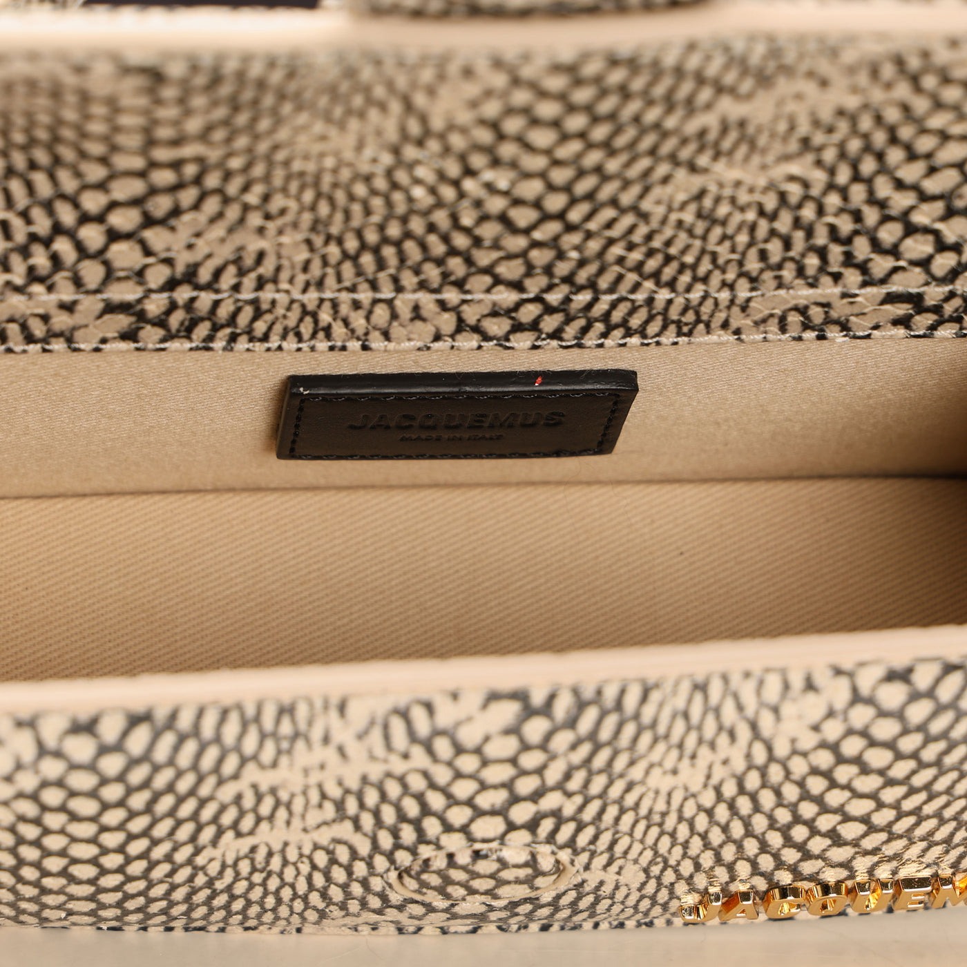 snake print bambino bag jacquemus at  le mill