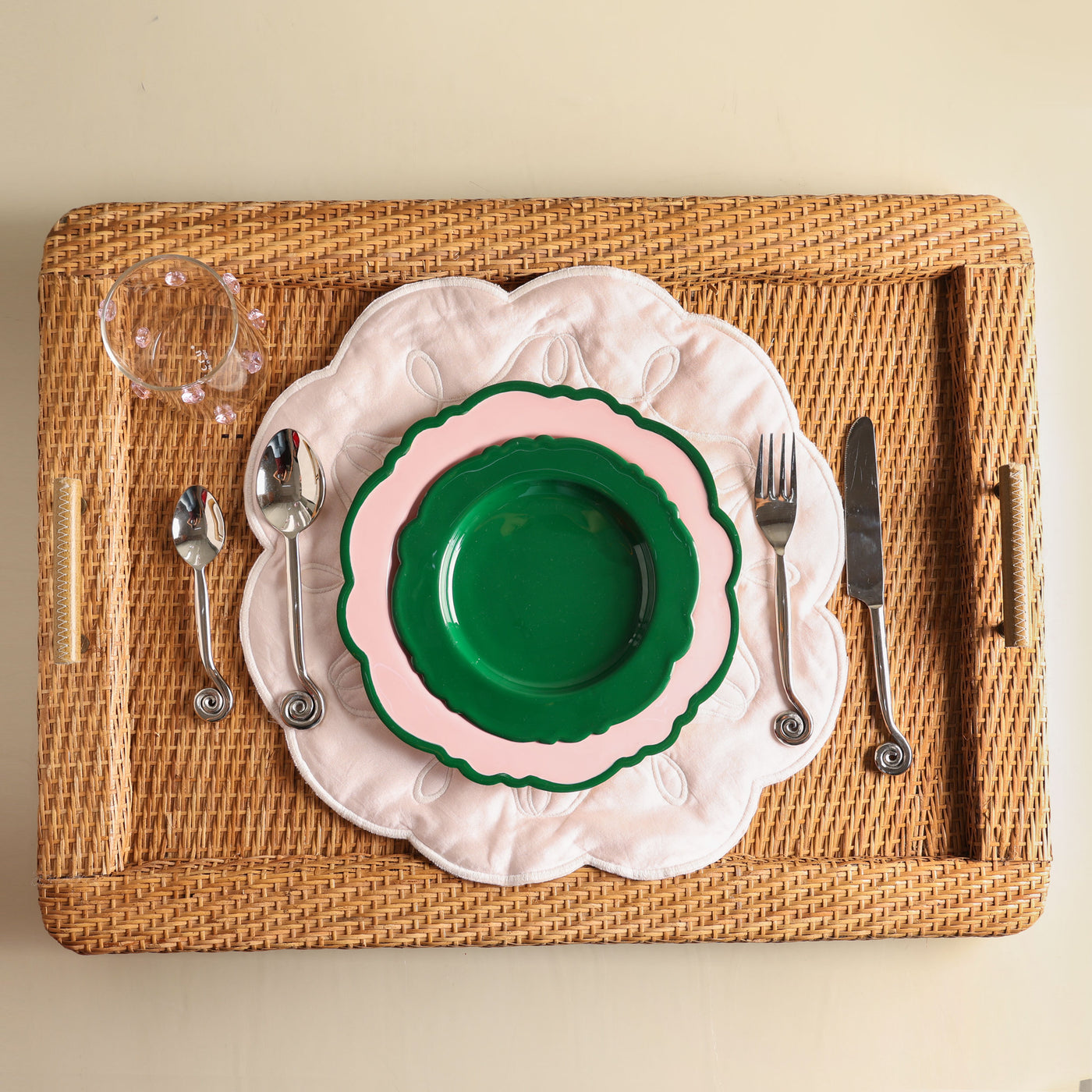 patchou pink carnival placdemat