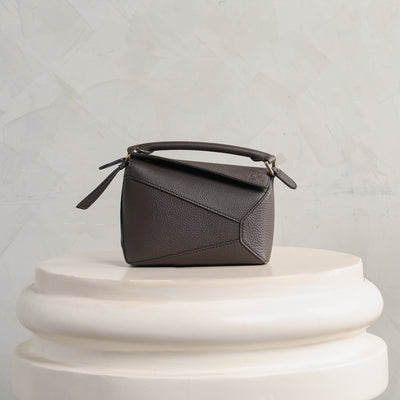 Grey bag by Loewe at Le Mill