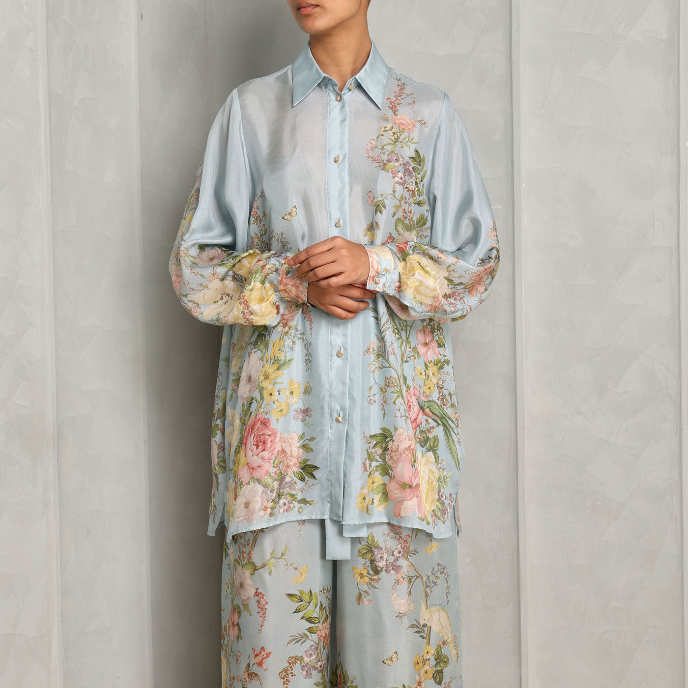 Zimmermann Waverly Relaxed Silk Shirt