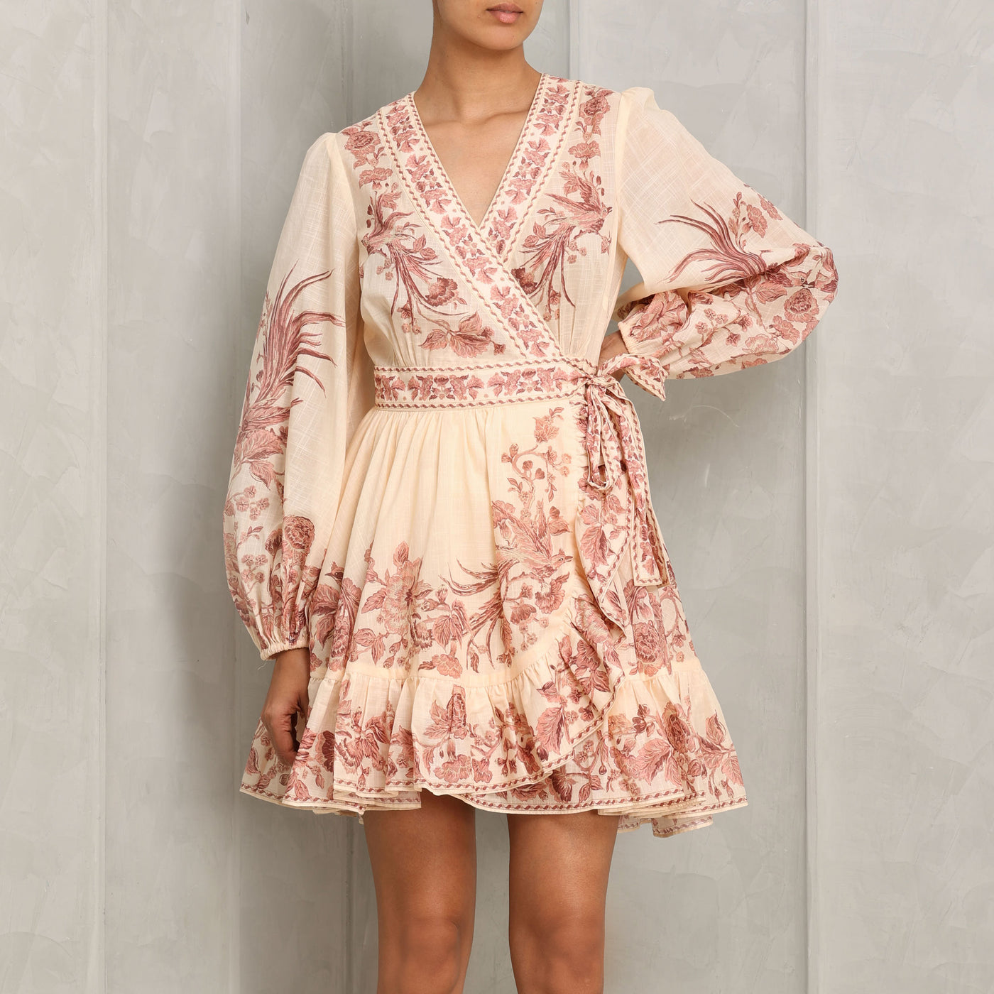 Zimmermann Waverly Wrap Mini dress