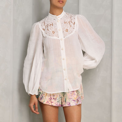 Zimmermann Golden Golden Embroidered Yoke Blouse casuals