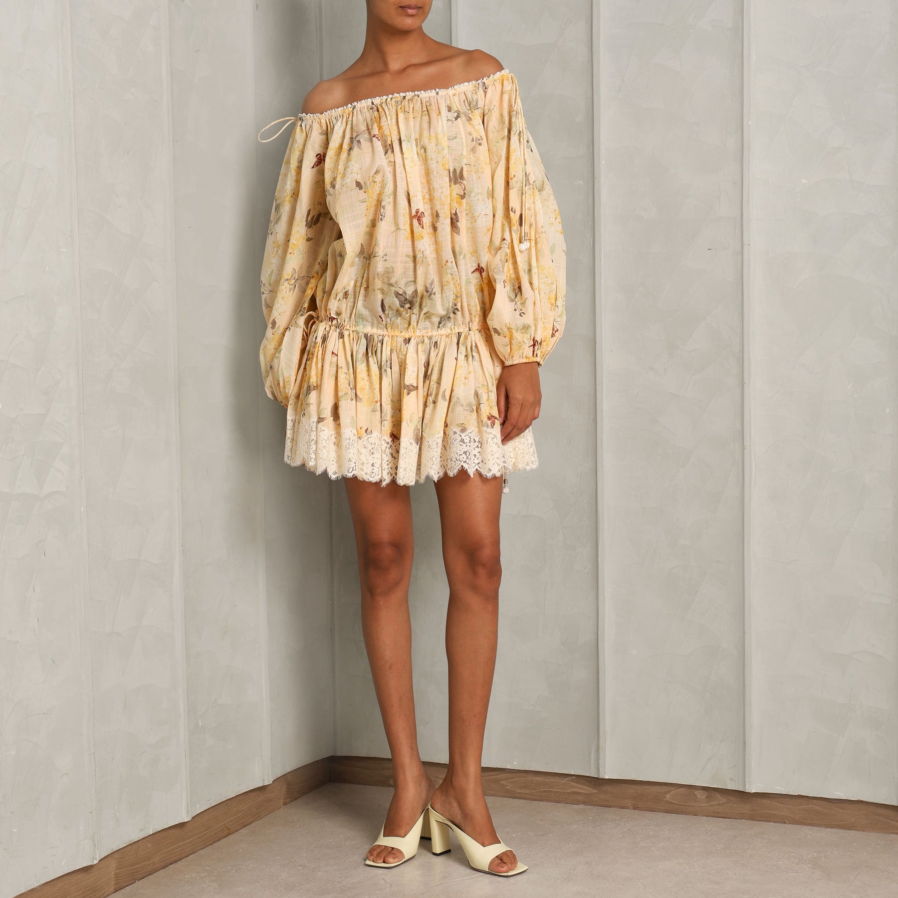 Zimmermann Cascadian Tiered Mini Dress