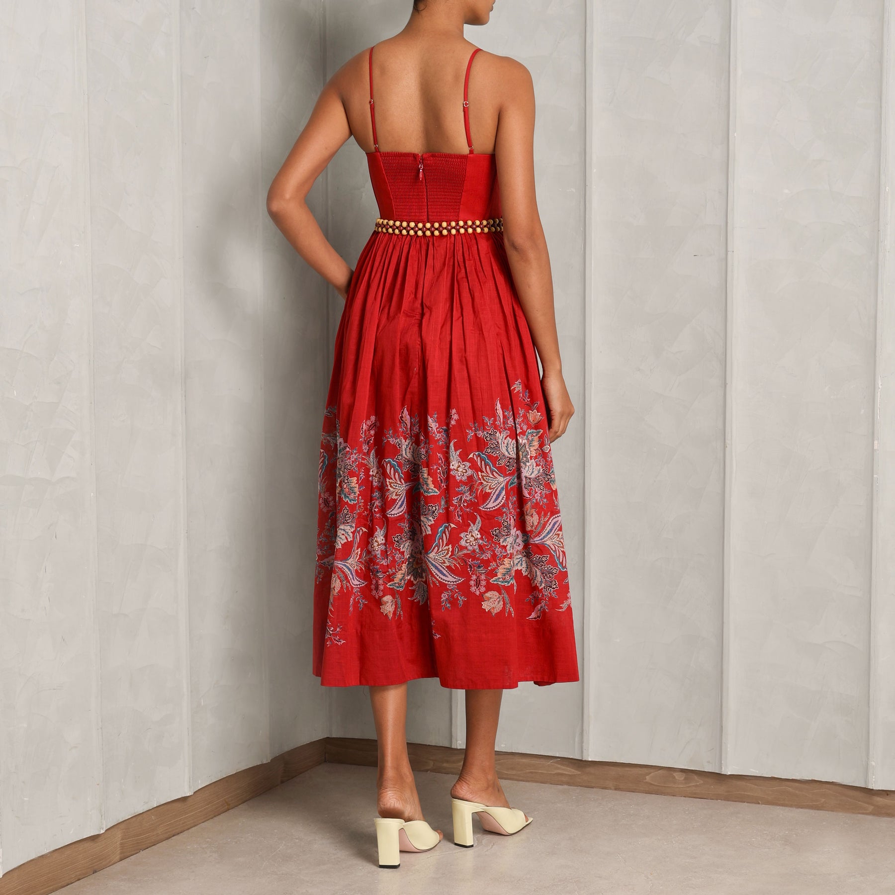 Rhiannon Corset Midi Dress Le Mill Zimmermann