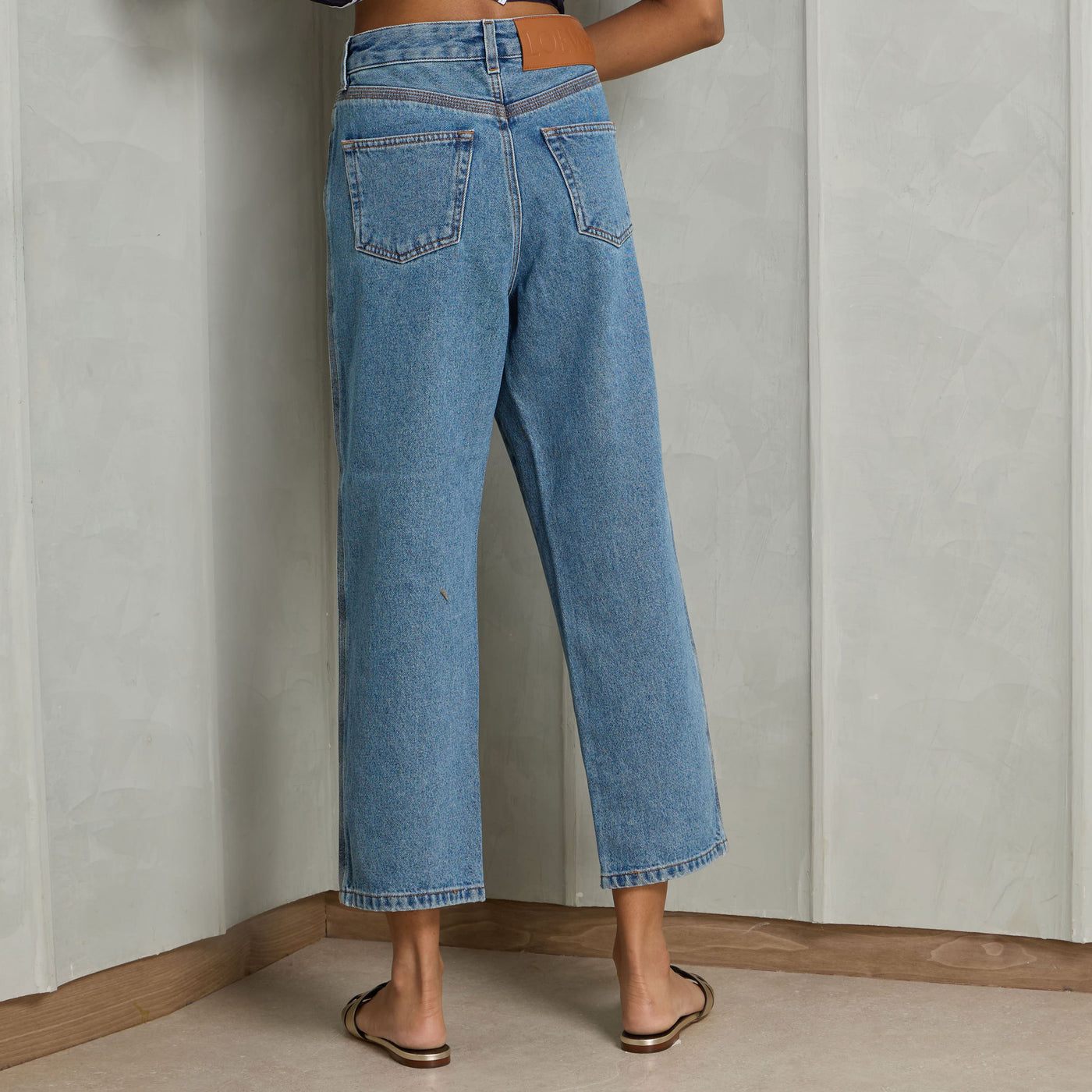 Anagram Cropped Jeans