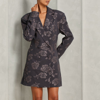 ROTATE Birger Christensen 3D Flower Mini Blazer Dress