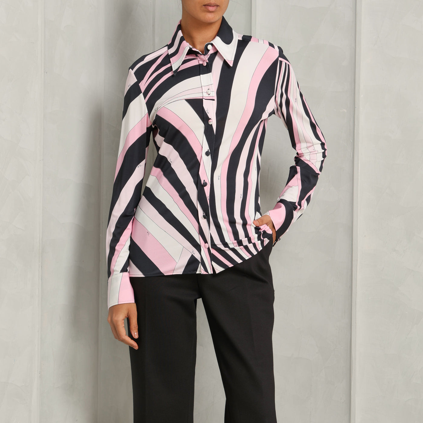 Pucci slim-fit Iride-Print Shirt