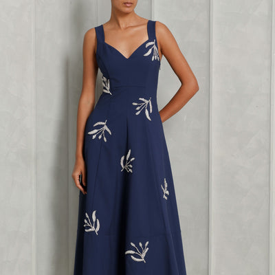 Leh Studios embroidered Lilibet Dress