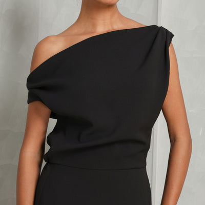 16Arlington Black Kira Midi Dress