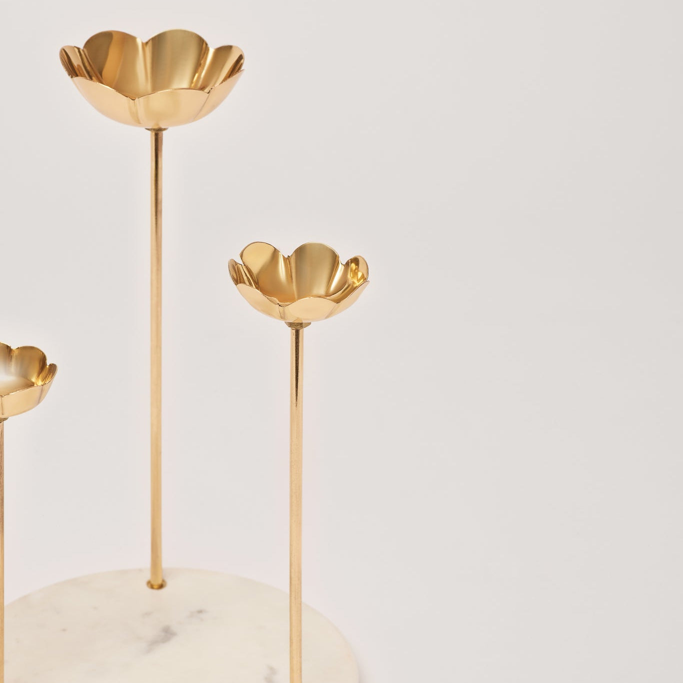 set of three candle stand by Fleck at Le Mill