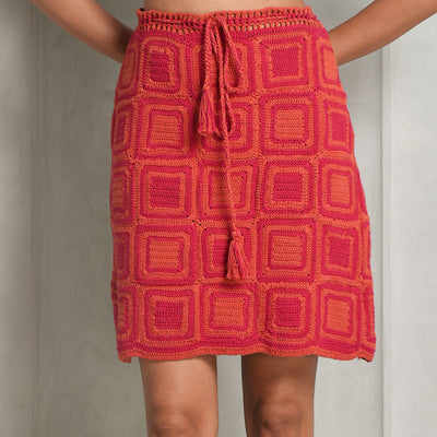 HESS Sevilla Crochet Skirt Magenta