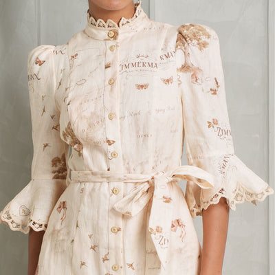 map print zimmermann mini dresses le mill
