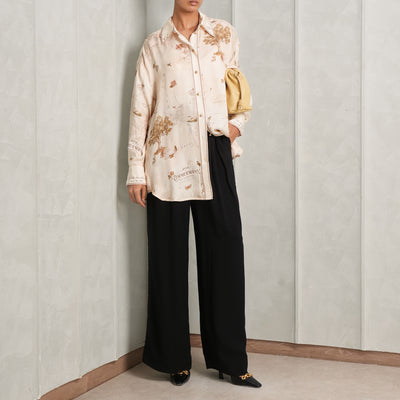 printed floral shirt