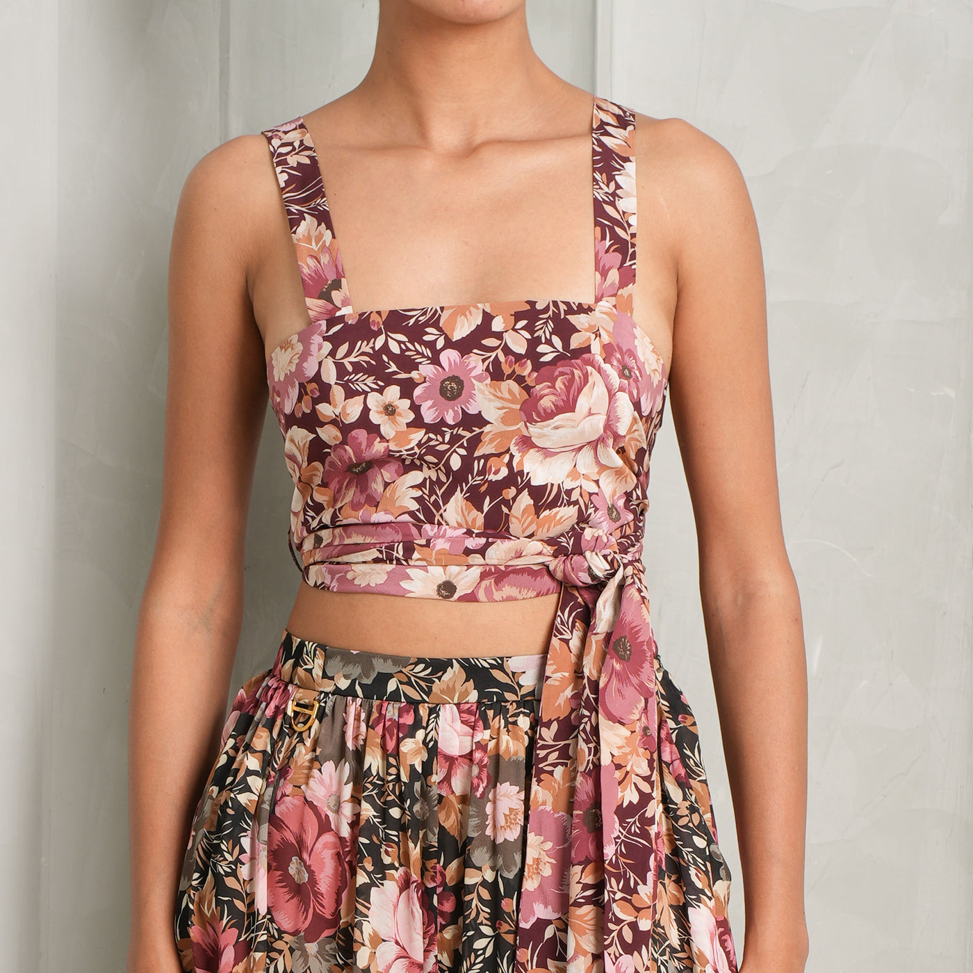 pink cropped tank chloe le mill