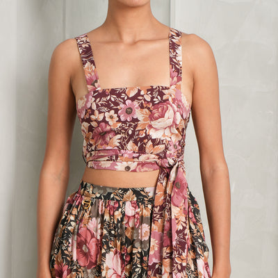 pink cropped tank chloe le mill