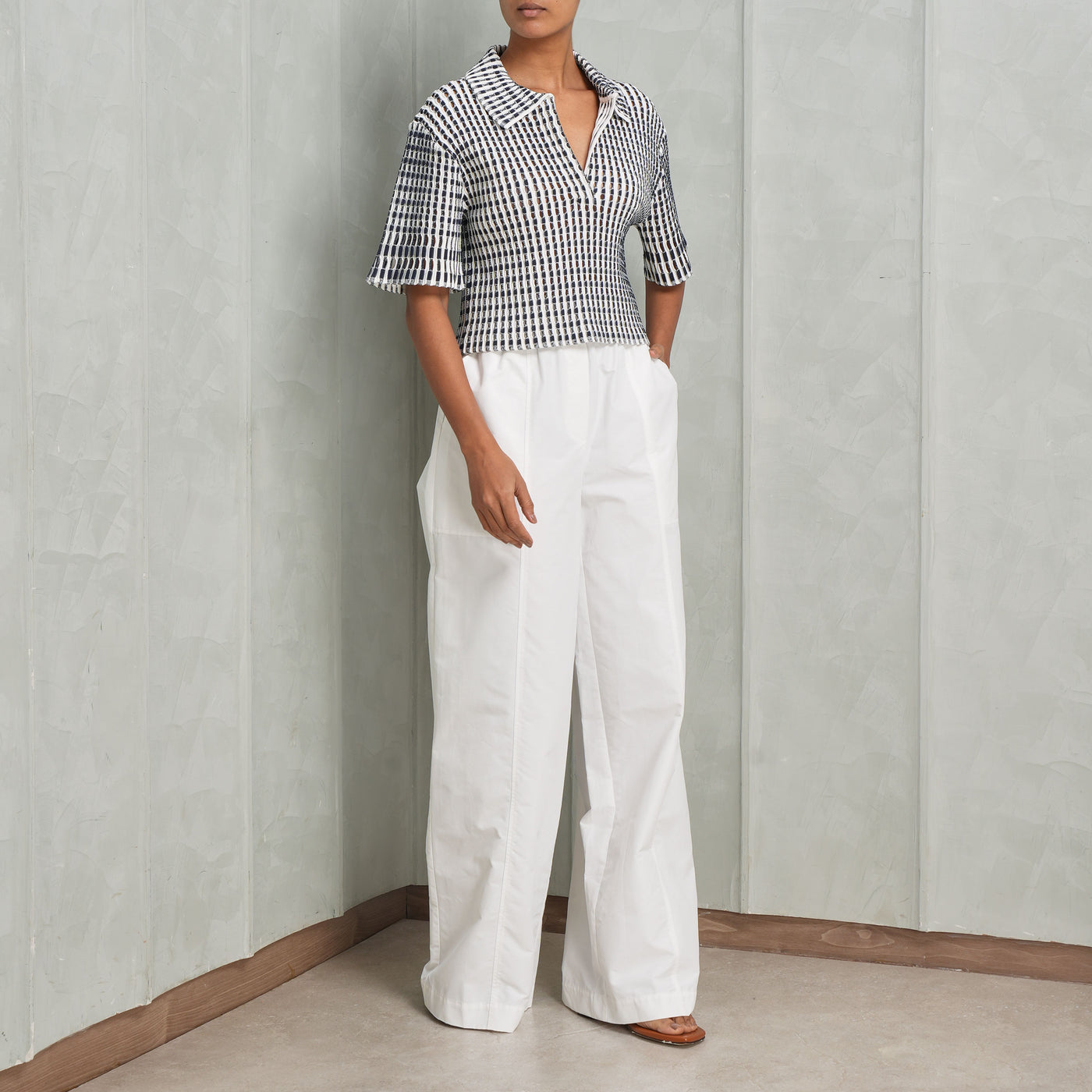 adley knit polo simkhai