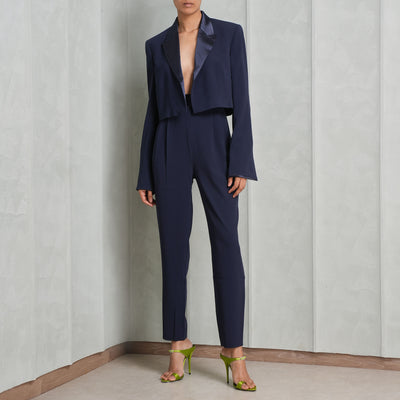 GALVAN LONDON zengel high waisted trousers with cropped blazer