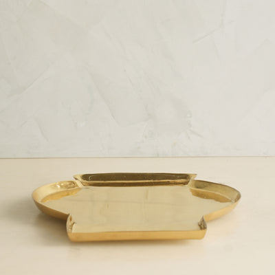 Large Modern Matka Brass Plate