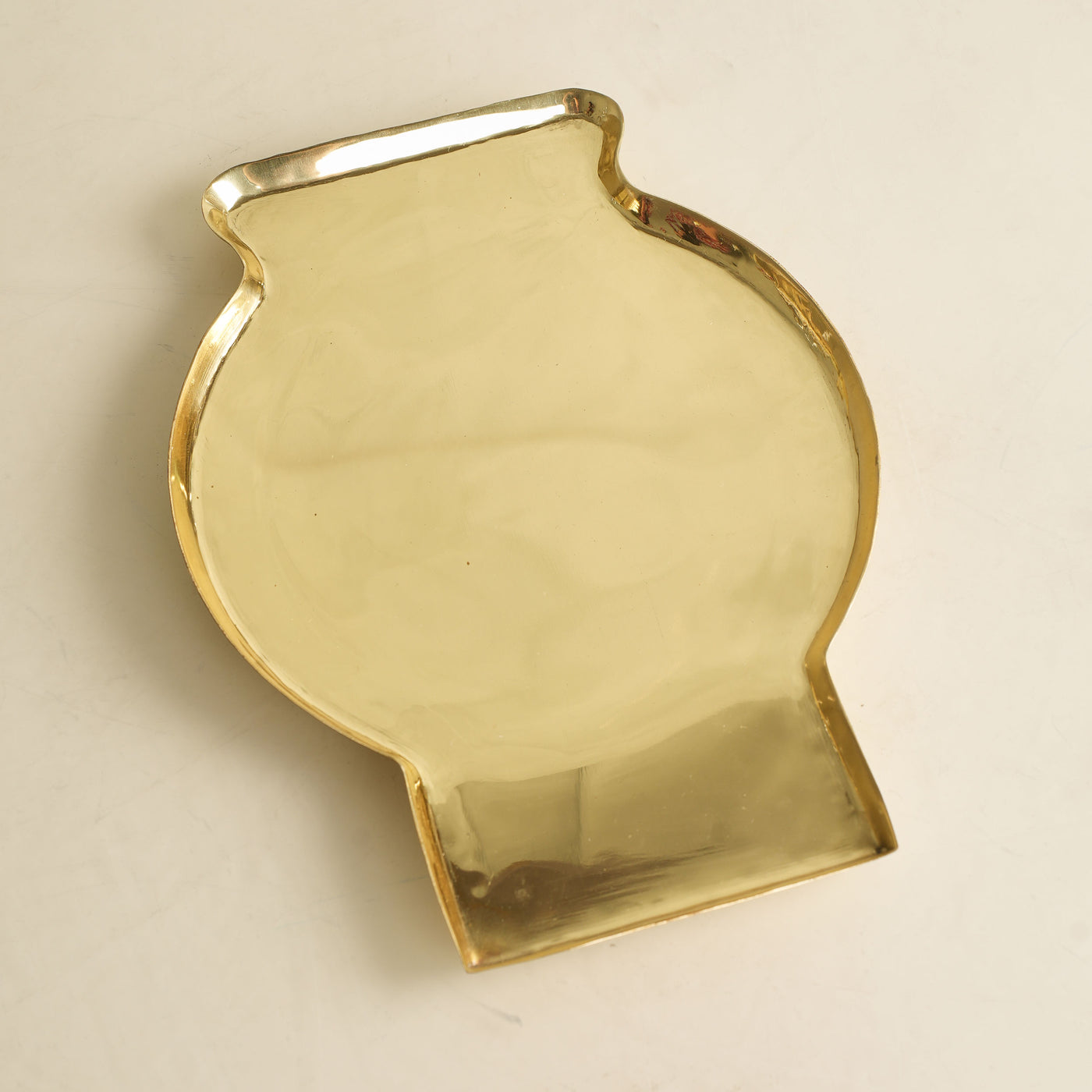 Large Modern Matka Brass Plate