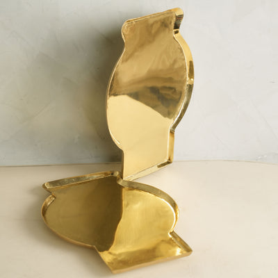 Large Modern Matka Brass Plate