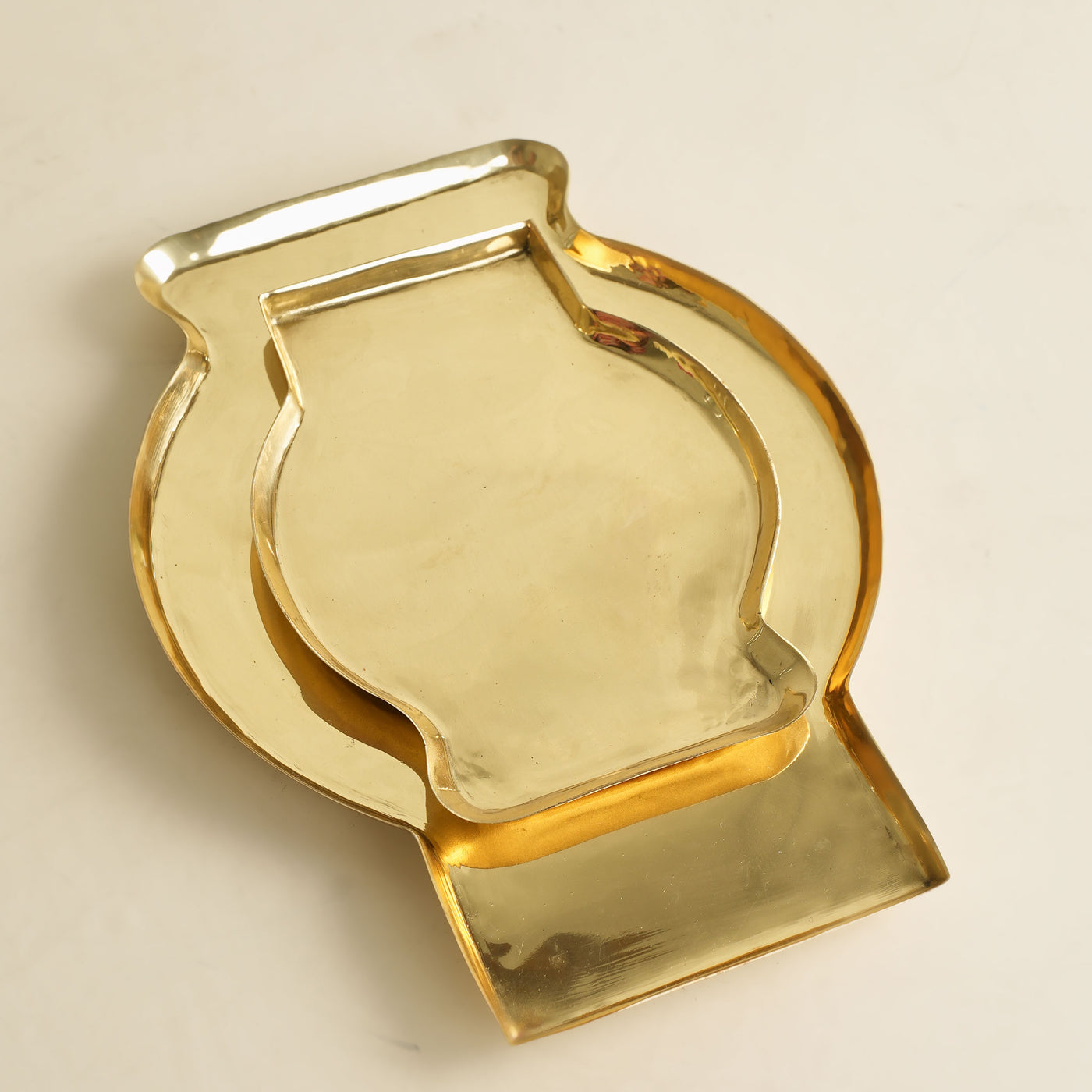 Modern Matka Brass Side Plate