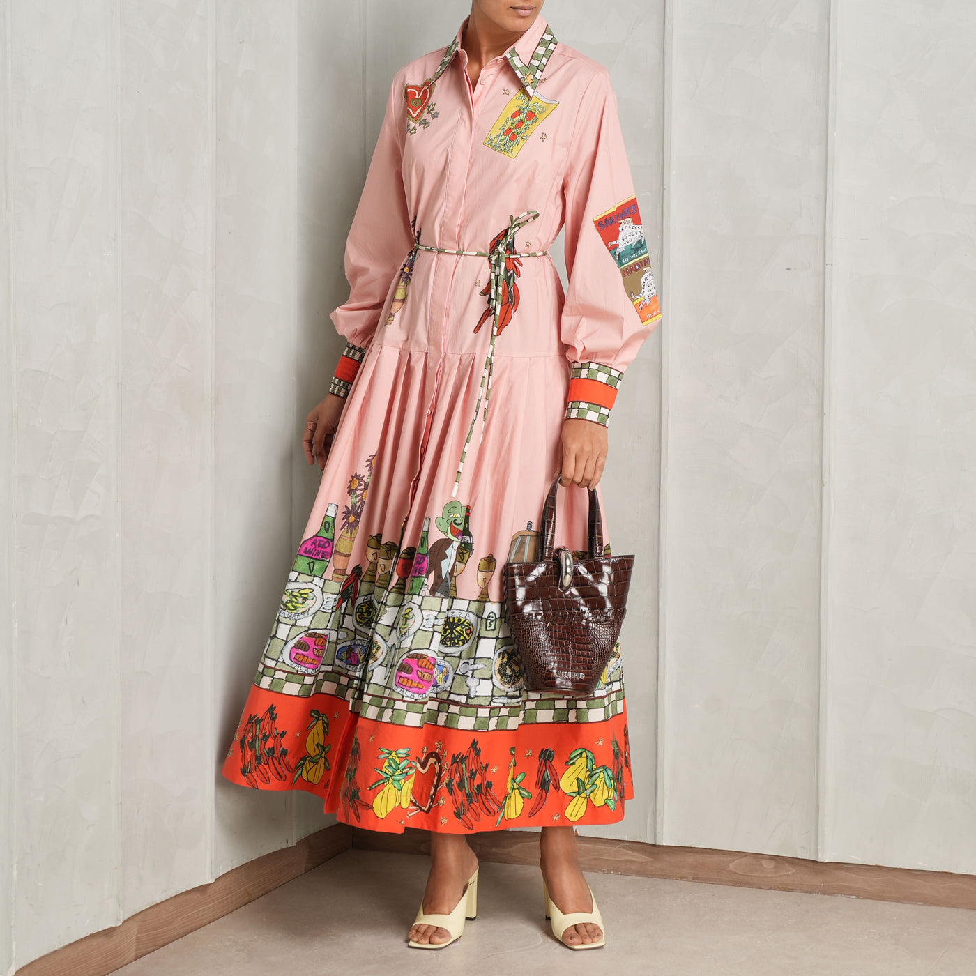 Cotton poplin shirtdress at Le mill