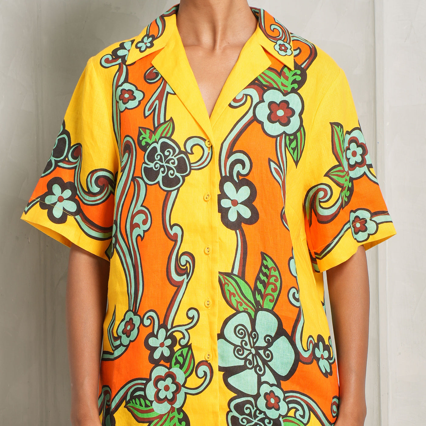 Alemais Multicolour Flame Shirt