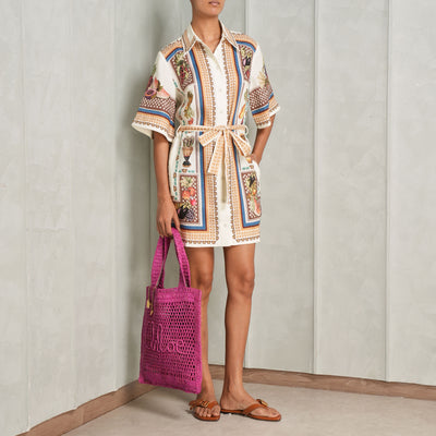 printed dress by Alémais at Le Mill