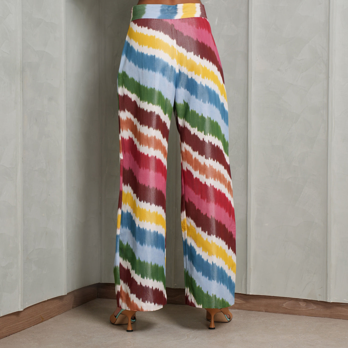 De Castro Silk Rainbow Trousers