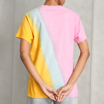 CHLOÉ Multicolor pink logo graphic half sleeve t-shirt