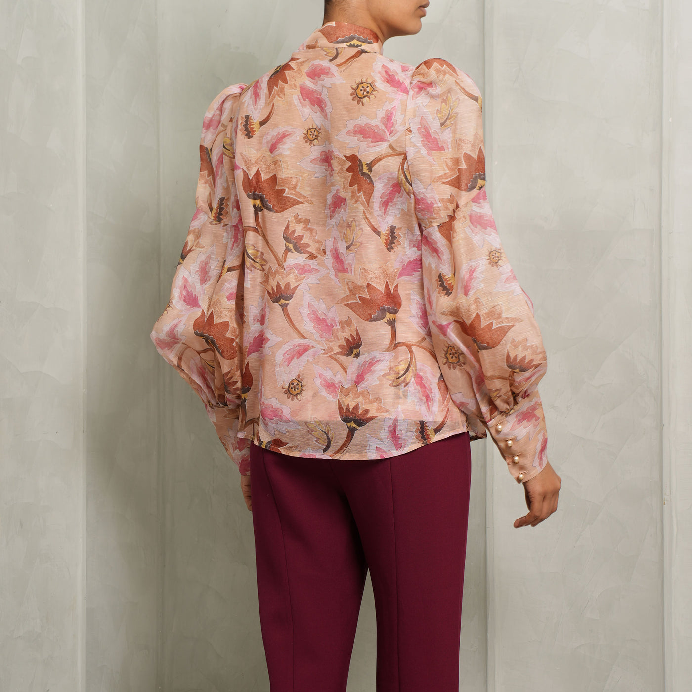 Illustration Floral Blouse