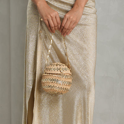 Iconic 1969 Golden Sphere Bag