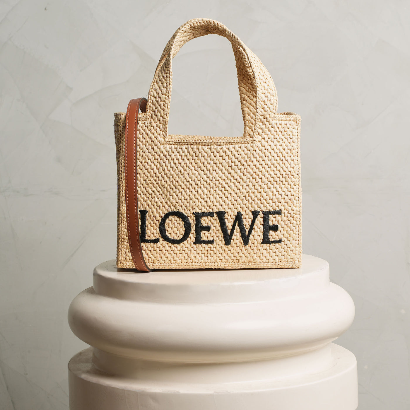 LOEWE font mini tote bag luxury