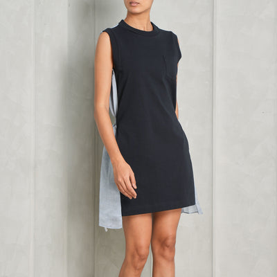 Denim Cotton Jersey Dress