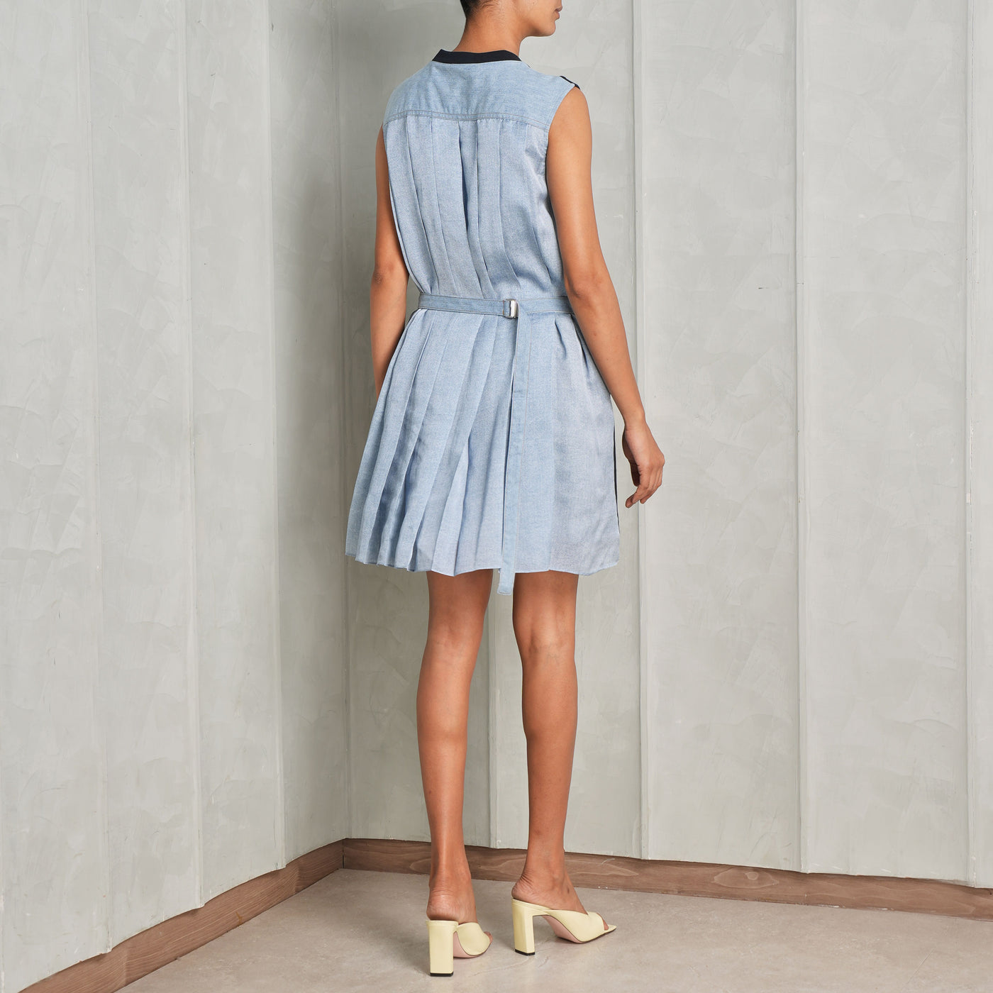 Denim Cotton Jersey Dress