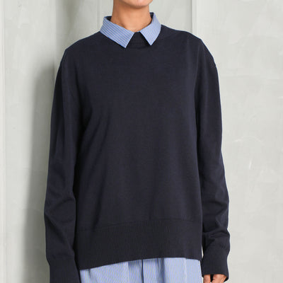 Poplin Cotton Knit Dress