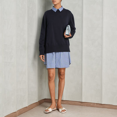 Poplin Cotton Knit Dress