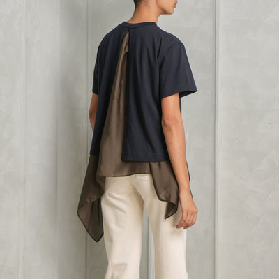 Satin Cotton Jersey T-Shirt