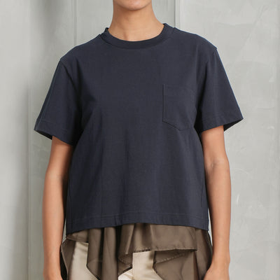 Satin Cotton Jersey T-Shirt