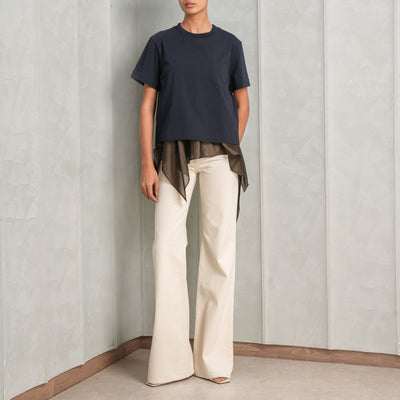 Satin Cotton Jersey T-Shirt