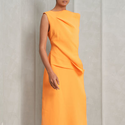 orange midi dress by acler at le mill