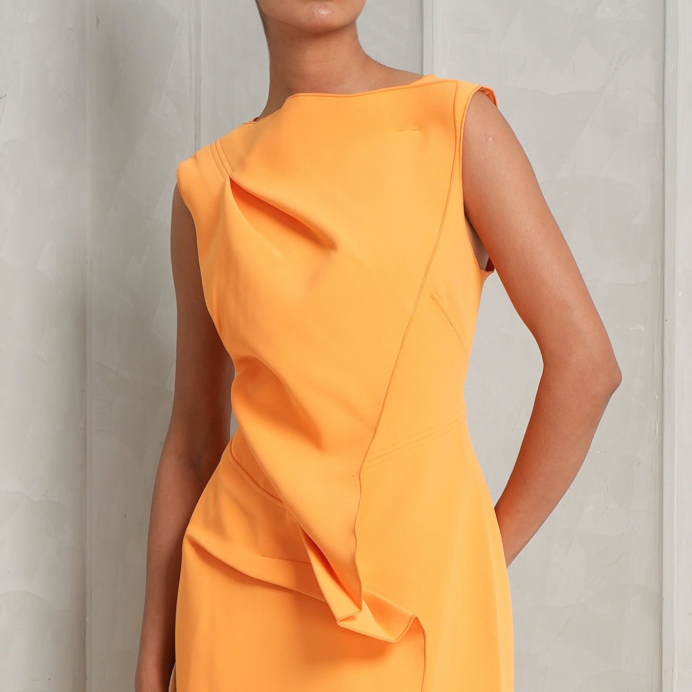 neon mango midi dress by acler at le mill